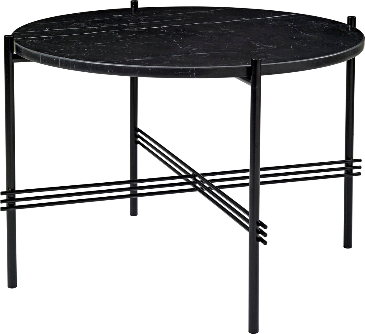 GUBI - TS Coffee Table - Black Base - Ø55 cm