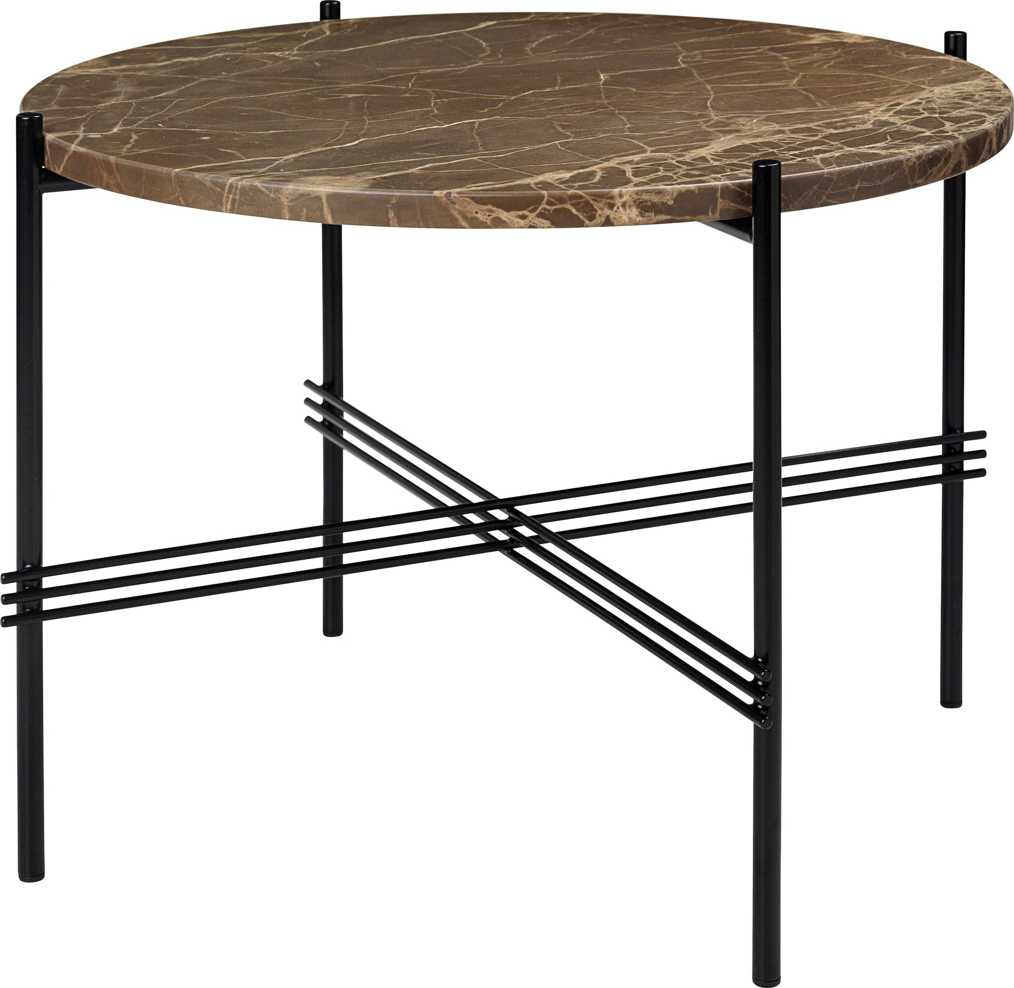 GUBI - TS Coffee Table - Black Base - Ø55 cm