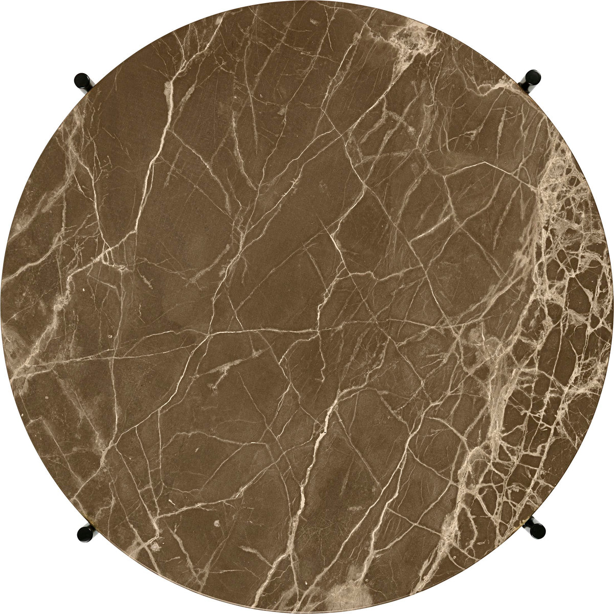 GUBI - TS Coffee Table - Black Base - Ø55 cm