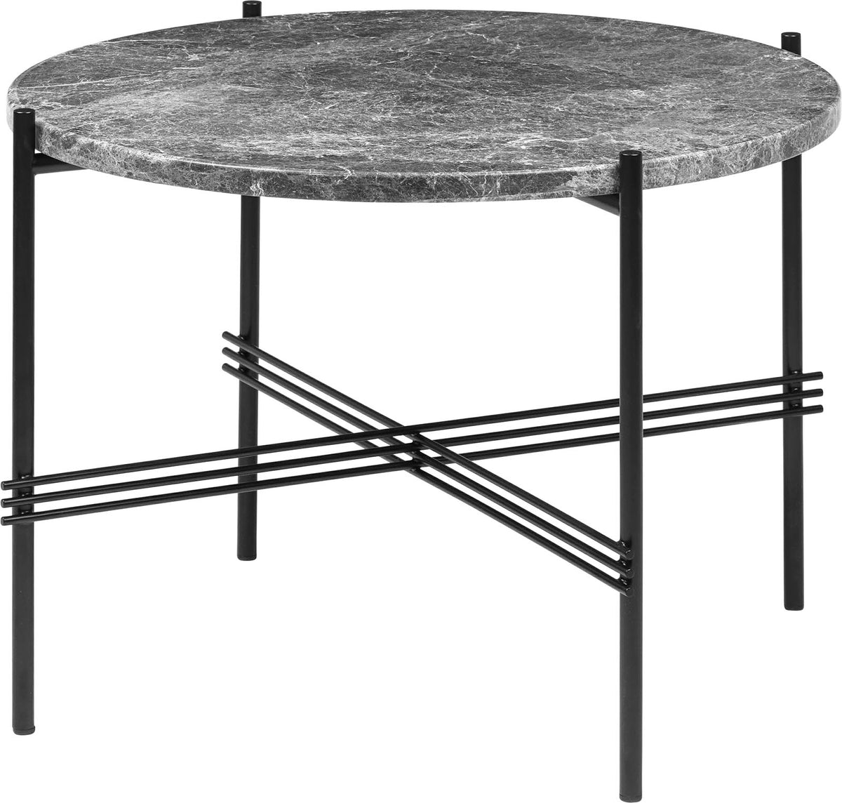 GUBI - TS Coffee Table - Black Base - Ø55 cm