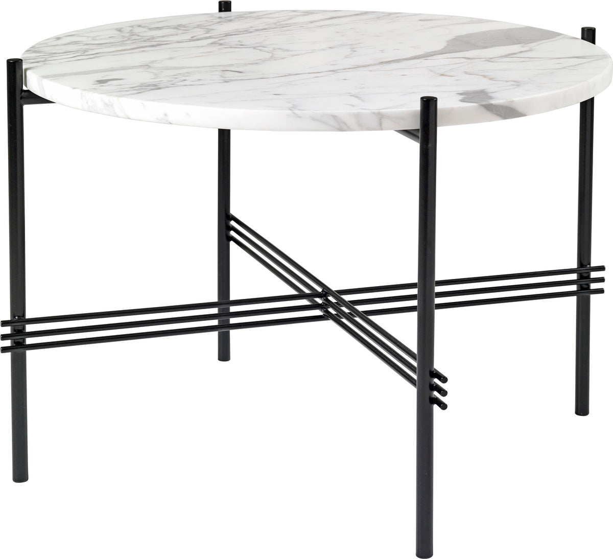 GUBI - TS Coffee Table - Black Base - Ø55 cm