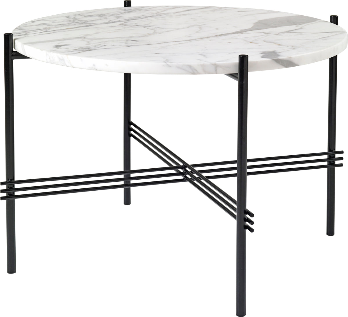 GUBI - TS Coffee Table - Black Base - Ø55 cm