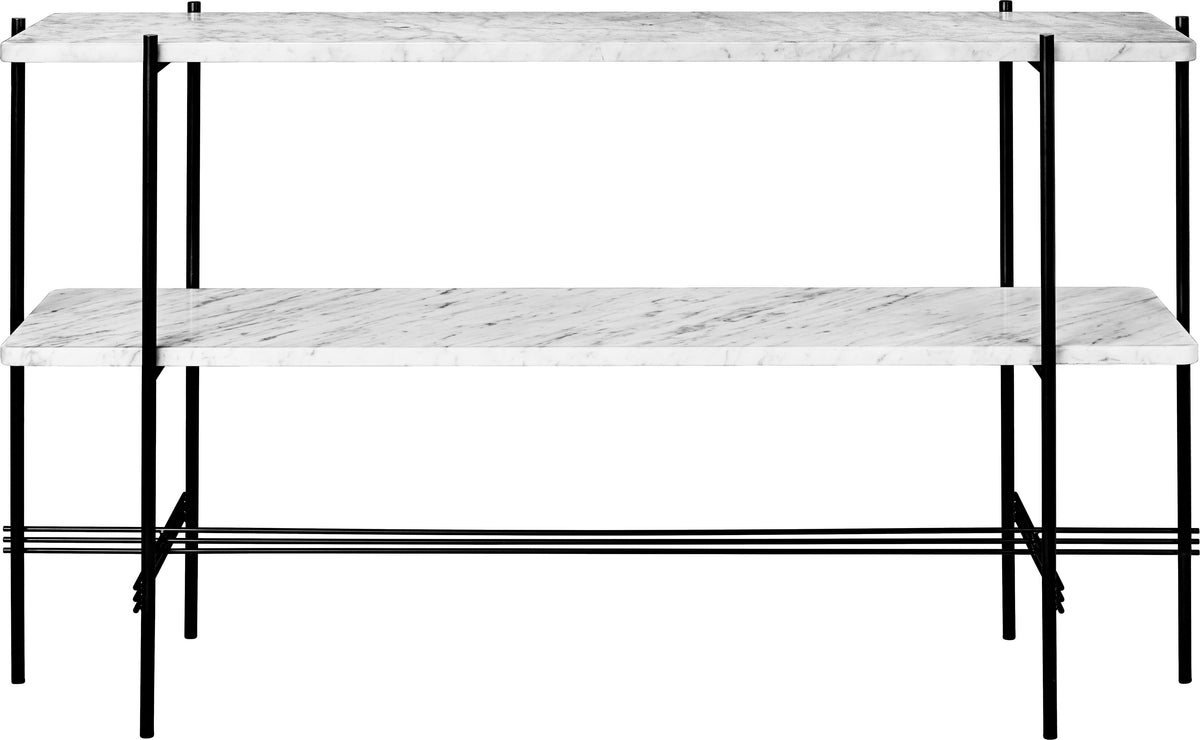 GUBI - TS Console - Black Base, 2 Racks