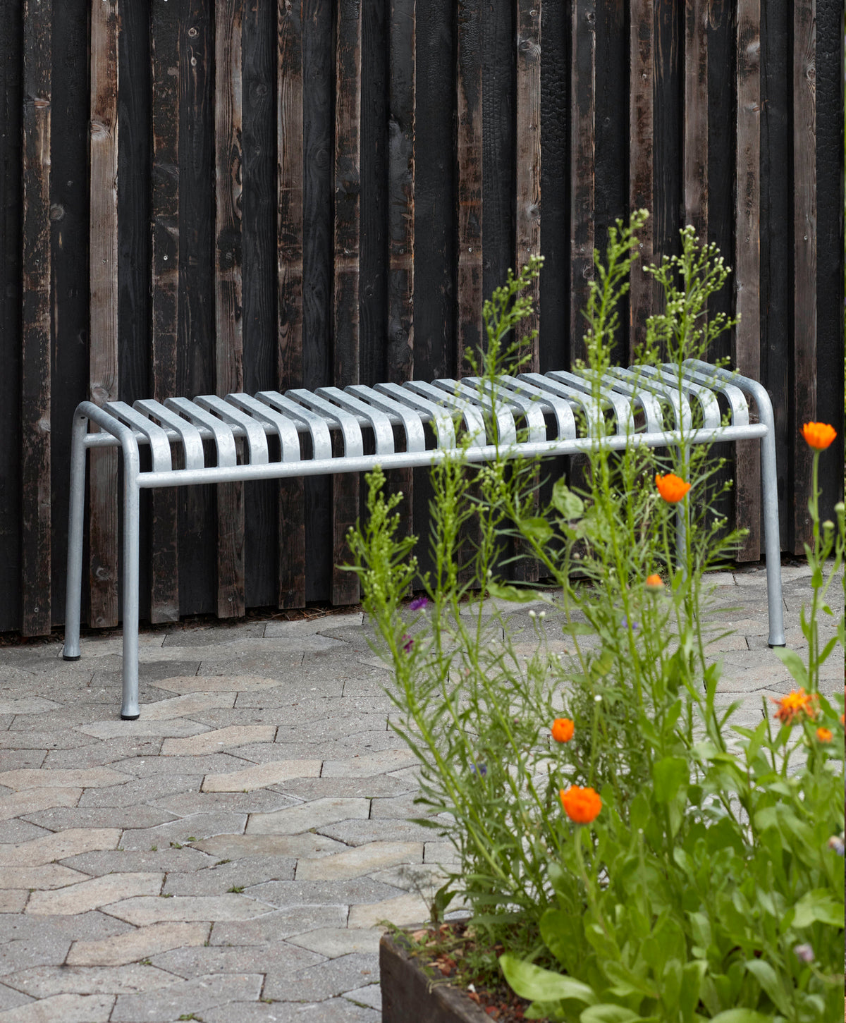 HAY - Palissade Bench - Hot Galvanised