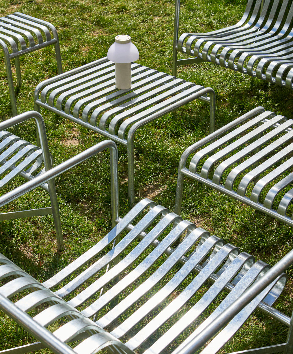 HAY - Palissade Ottoman - Hot Galvanised